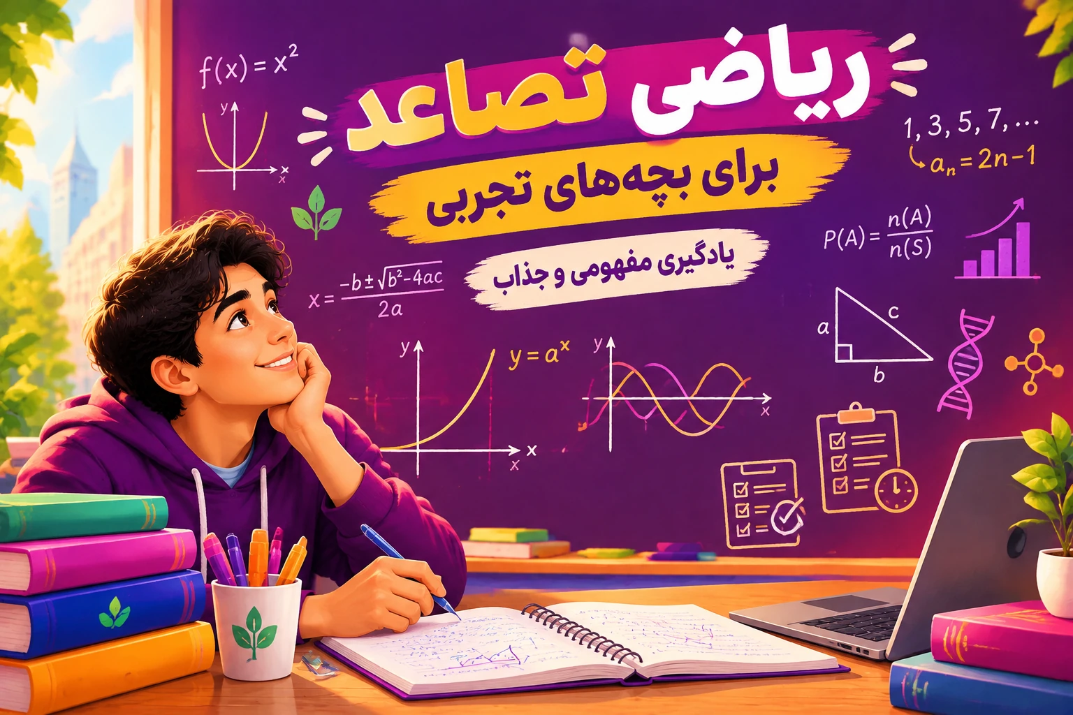 معرفی ریاضی تصاعد و آموزش ریاضی تجربی در دبیرستان شهید دیالمه لواسان